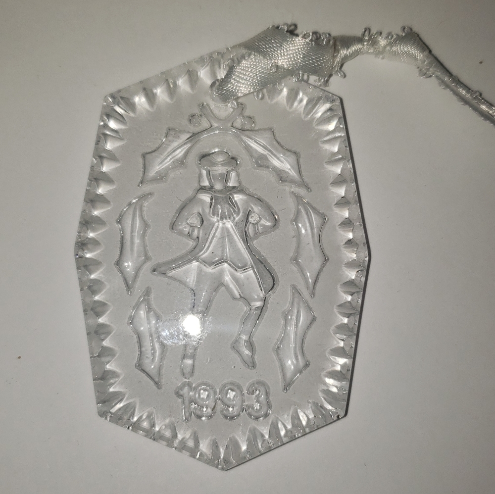 Vintage Waterford Crystal Christmas Ornament, 1993